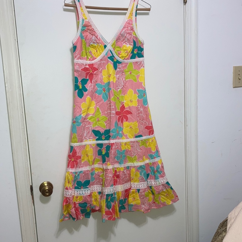 Lilly Pulitzer parrot-ise dress